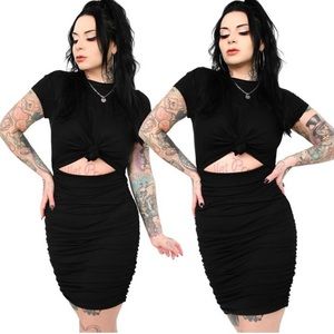 Foxblood Valerie T-shirt dress XL goth